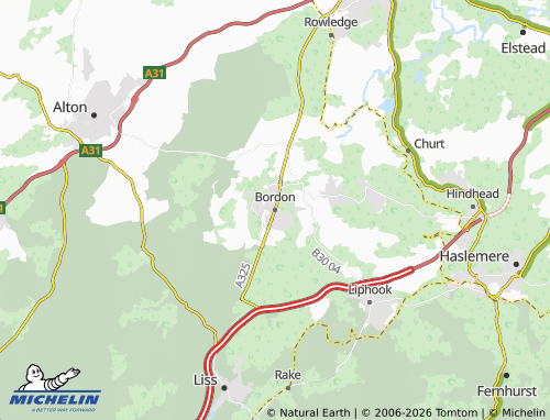 Carte MICHELIN Bordon - ViaMichelin