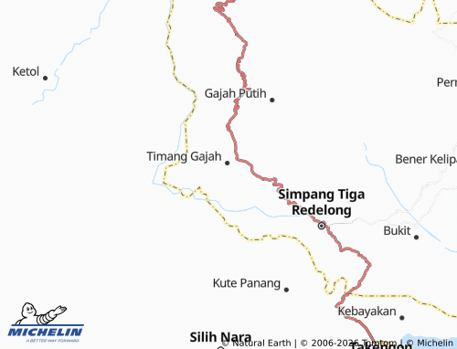 Mapa MICHELIN Gunung Tunyang - ViaMichelin