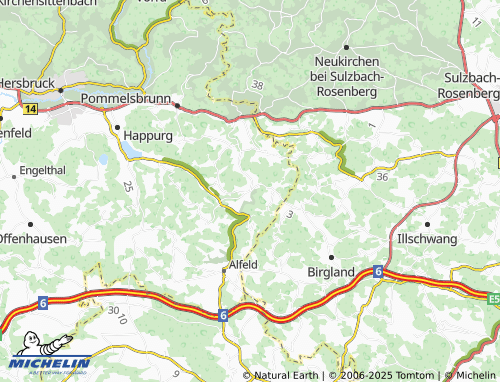 MICHELIN Heldmannsberg map - ViaMichelin