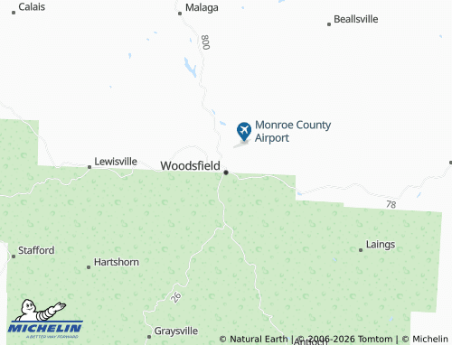 Mapa MICHELIN Woodsfield - ViaMichelin