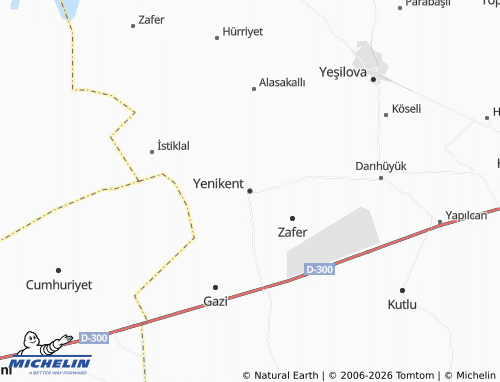 Kaart MICHELIN Yenikent - ViaMichelin