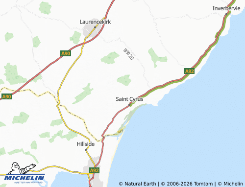 Carte MICHELIN Ecclesgreig - ViaMichelin