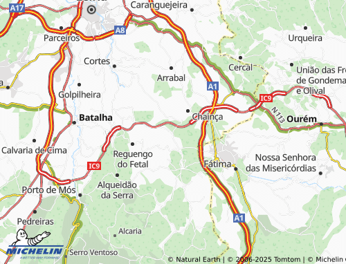 MICHELIN Perulheira map - ViaMichelin
