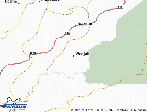 MICHELIN Wedjah map - ViaMichelin