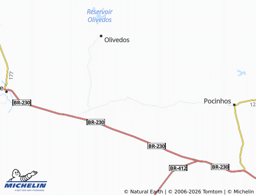 Mapa MICHELIN Nazaré - ViaMichelin