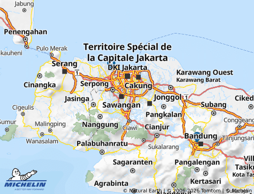 Carte MICHELIN Depok - ViaMichelin