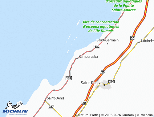 Mappa MICHELIN Kamouraska - ViaMichelin