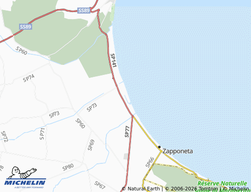 MICHELIN Ippocampo map - ViaMichelin