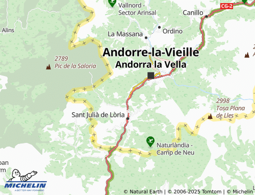 MICHELIN La Margineda map - ViaMichelin