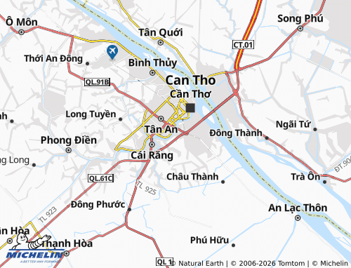 Mapa MICHELIN Hưng Thạnh - ViaMichelin