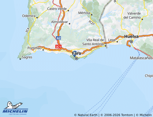 Mappa MICHELIN Faro - ViaMichelin