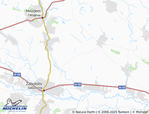 MICHELIN-Landkarte Zibranivka - ViaMichelin