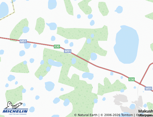 MICHELIN-Landkarte Razdol'ye - ViaMichelin