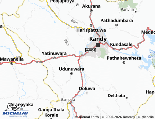 Mappa MICHELIN Godagandeniya - ViaMichelin