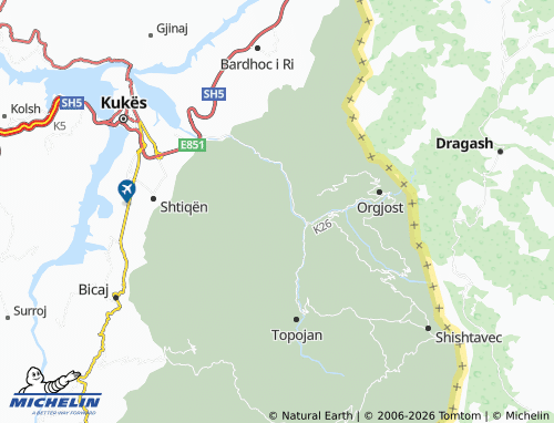 Carte MICHELIN Lojmë - ViaMichelin