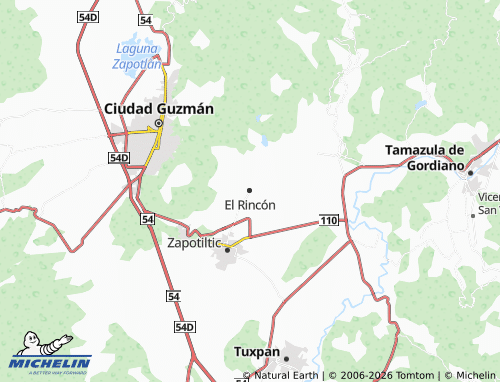 Carte MICHELIN El Rincón - ViaMichelin