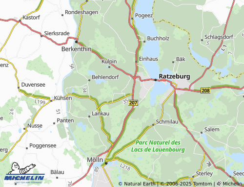MICHELIN Giesensdorf map - ViaMichelin