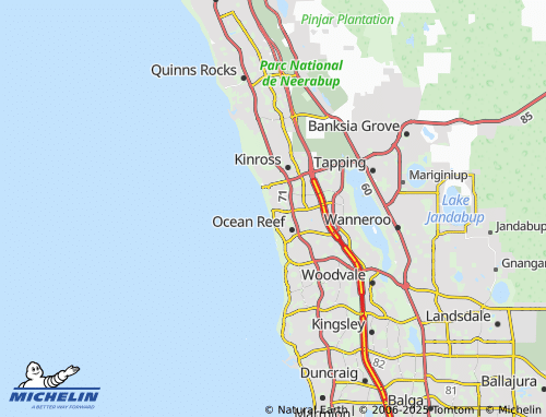 MICHELIN Iluka map - ViaMichelin