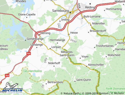 MICHELIN Nitting map - ViaMichelin