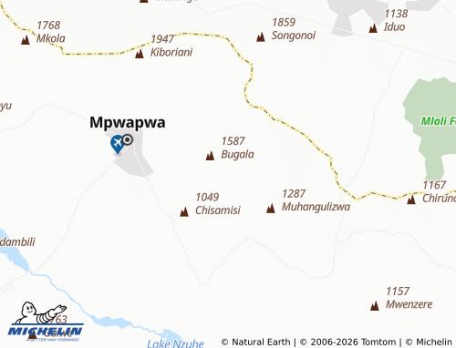 Mapa MICHELIN Chibechwa Nguta - ViaMichelin
