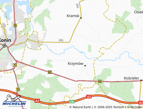MICHELIN Roztoka map - ViaMichelin