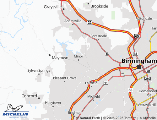 Mappa MICHELIN Minor - ViaMichelin