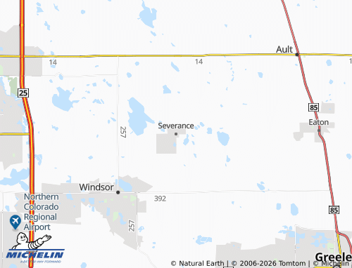 Kaart MICHELIN Severance - ViaMichelin