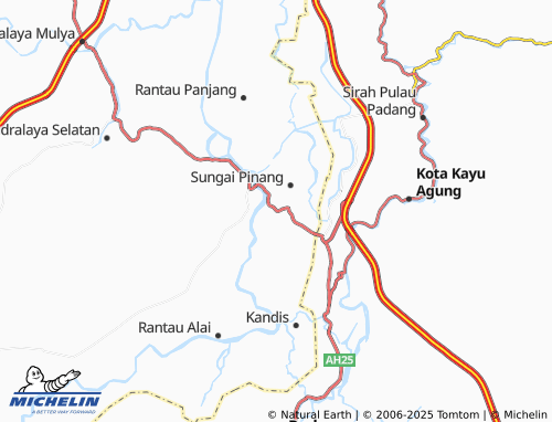 MICHELIN Sungai Pinang II map - ViaMichelin
