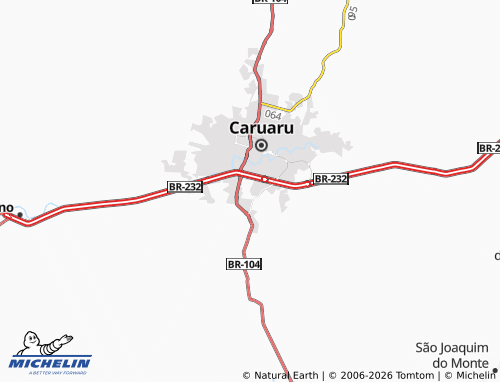 MICHELIN Cidade Alta map - ViaMichelin