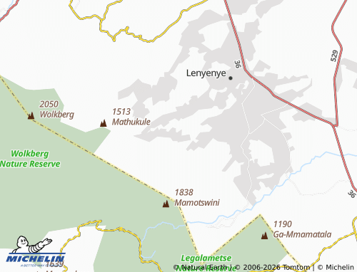 MICHELIN-Landkarte Yosmite - ViaMichelin