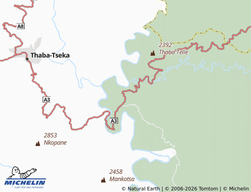 MICHELIN Ha Mafotha map - ViaMichelin