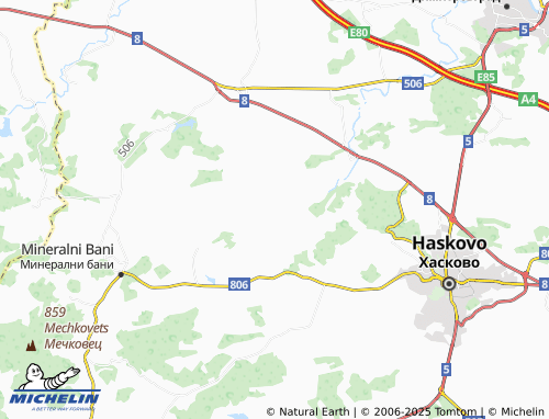 MICHELIN-Landkarte Garvanovo - ViaMichelin