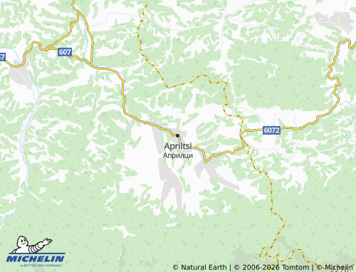 MICHELIN Apriltsi map - ViaMichelin
