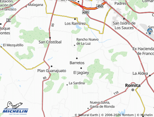 Mapa MICHELIN Barretos - ViaMichelin