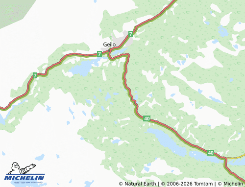 Mappa MICHELIN Geilotjørne - ViaMichelin