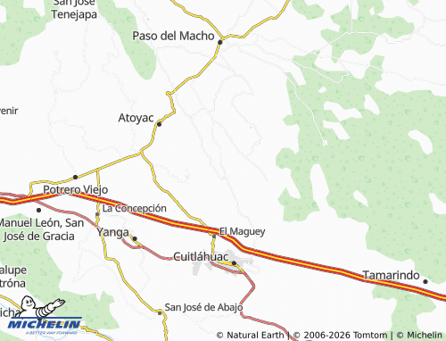 Mapa MICHELIN Potrero Grande - ViaMichelin