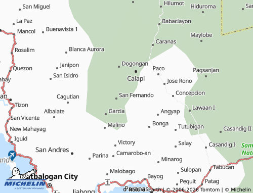 MICHELIN Casapa map - ViaMichelin