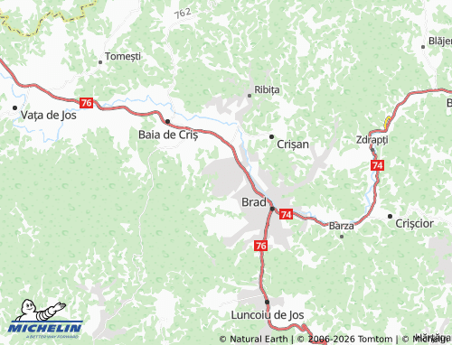 Mappa MICHELIN Mesteacăn - ViaMichelin