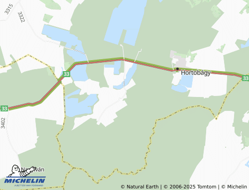 MICHELIN Szásztelek map - ViaMichelin