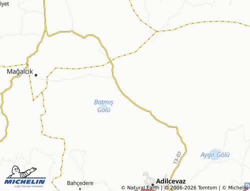 MICHELIN Çanakyayla map - ViaMichelin