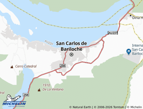 MICHELIN-Landkarte San Carlos de Bariloche - ViaMichelin
