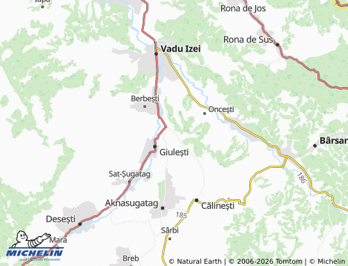 Mappa MICHELIN Ferești - ViaMichelin