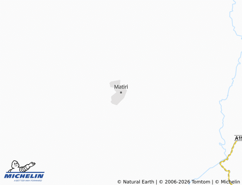 Carte MICHELIN Matiri - ViaMichelin