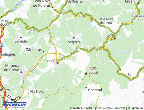 MICHELIN Vilarinho map - ViaMichelin