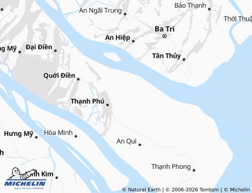 Mapa MICHELIN An Thạnh - ViaMichelin