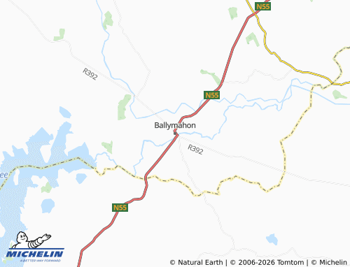 Carte MICHELIN Ballymahon - ViaMichelin