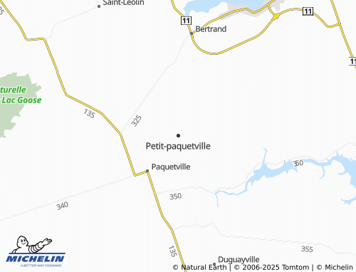 MICHELIN Petit-paquetville map - ViaMichelin