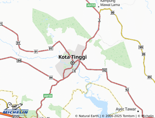 MICHELIN Taman Mawai map - ViaMichelin