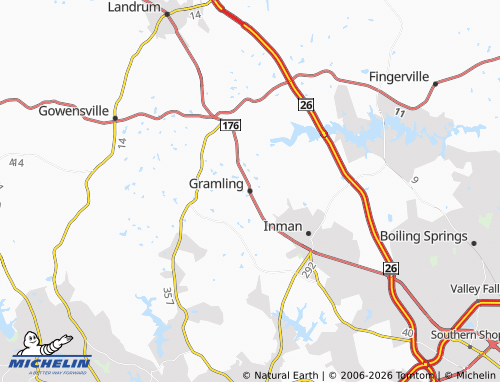 Carte MICHELIN Gramling - ViaMichelin