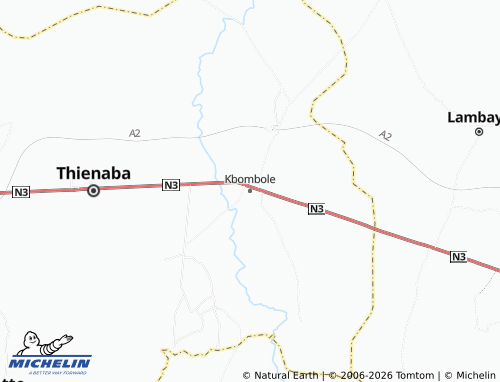 Mapa MICHELIN Kbombole - ViaMichelin
